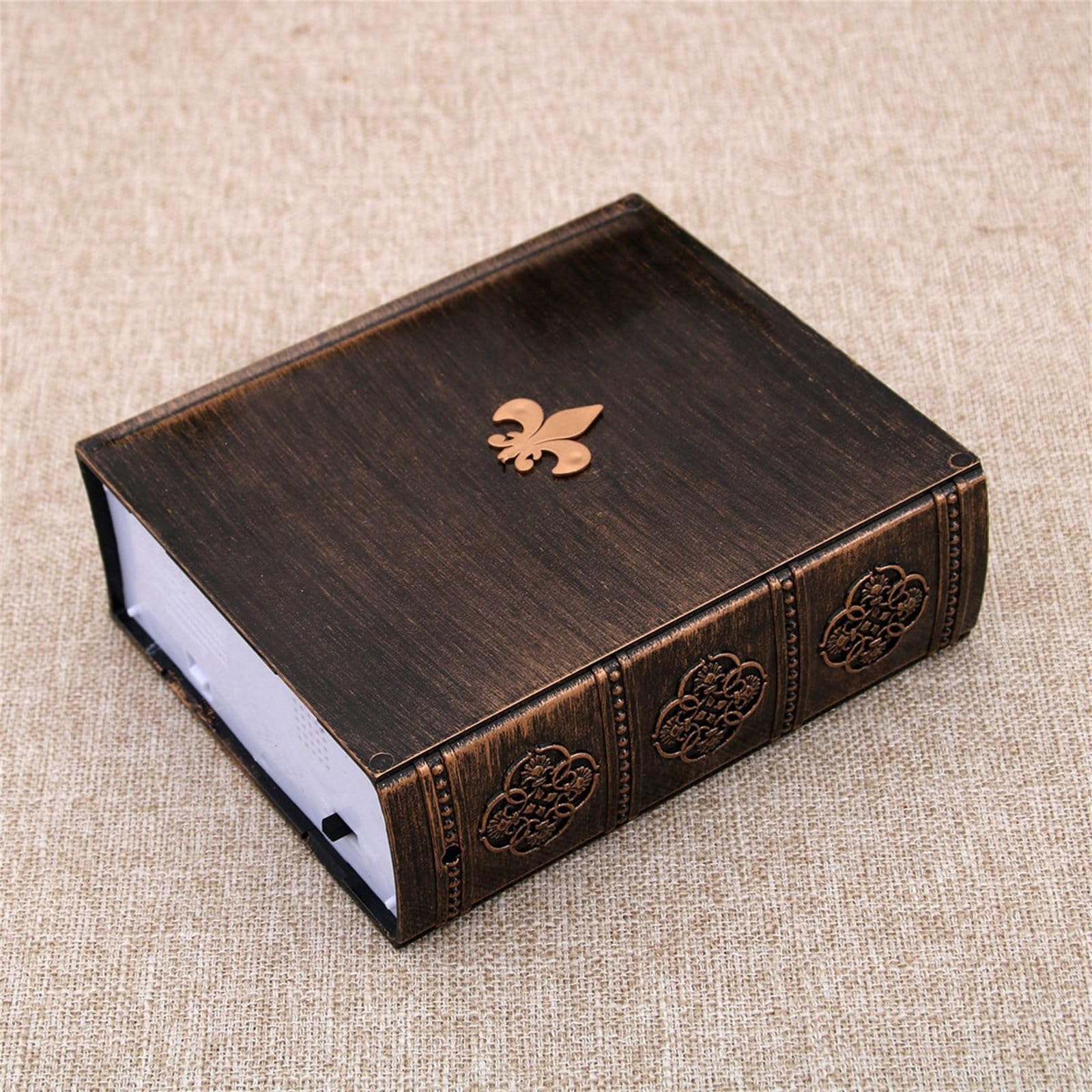 Caja de música para decoración de estantería navideña, A