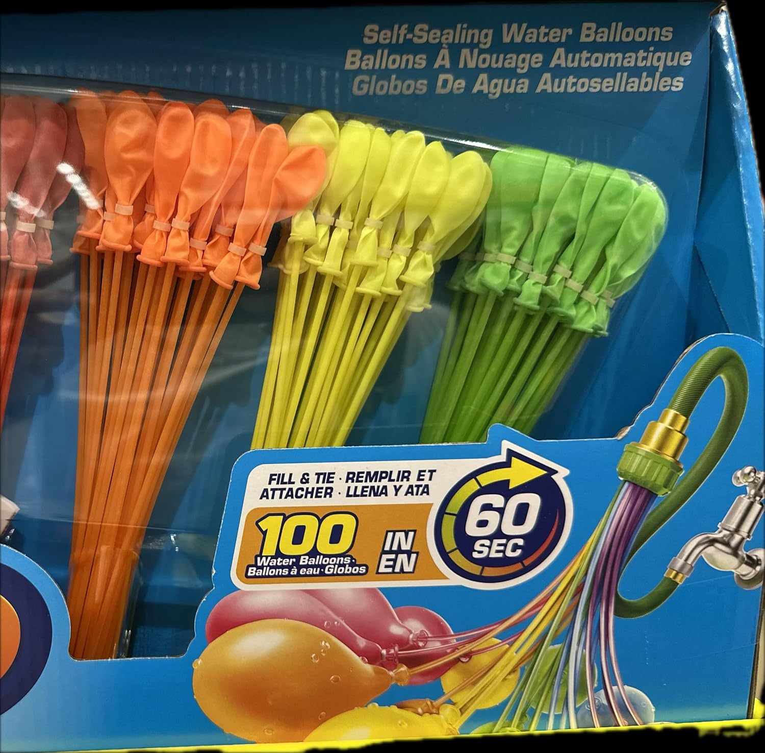 Zuru Bunch O Balloons 350 Rapid-Fill Self-Tying Recyclable Water Balloons