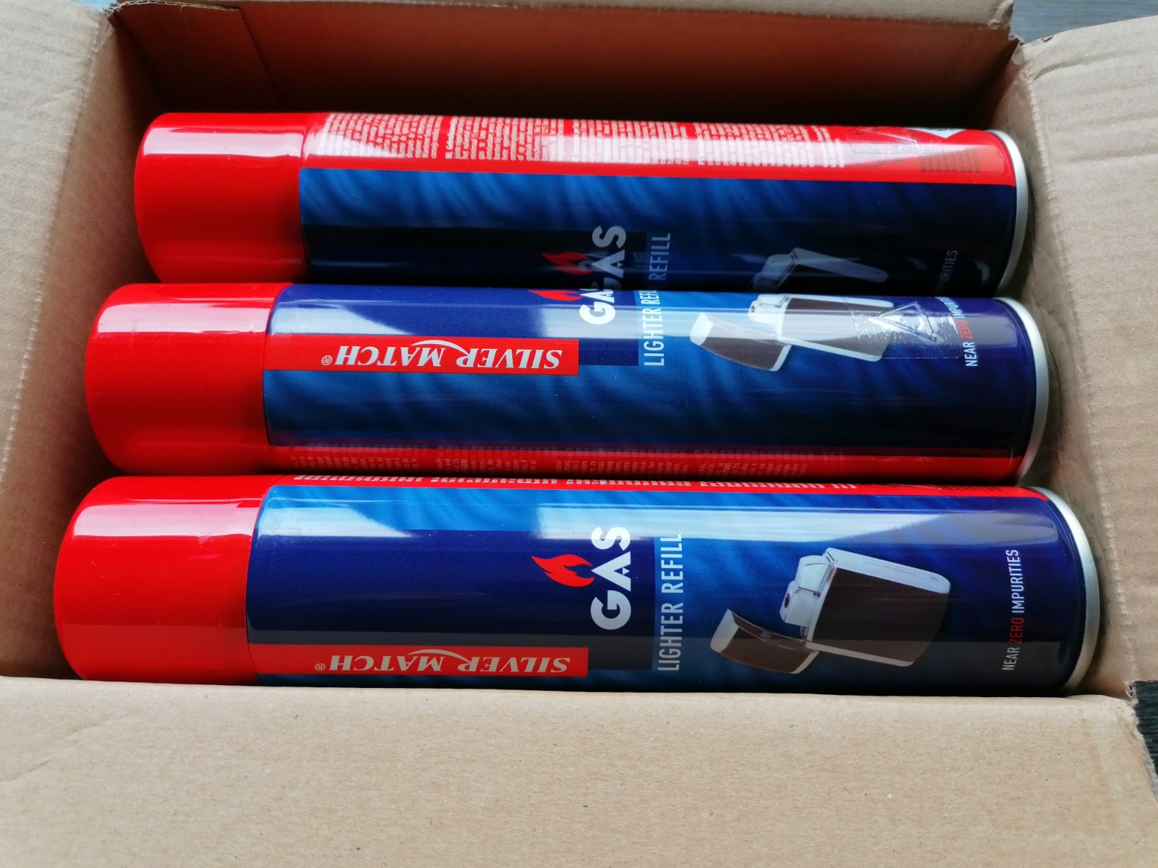 6 X 300 Ml Feuerzeuggas Nachfüllgas + 1 Feuerzeug 'Vani' - Universell, Near Zero Impurities, Für Lötgeräte & Brenner
