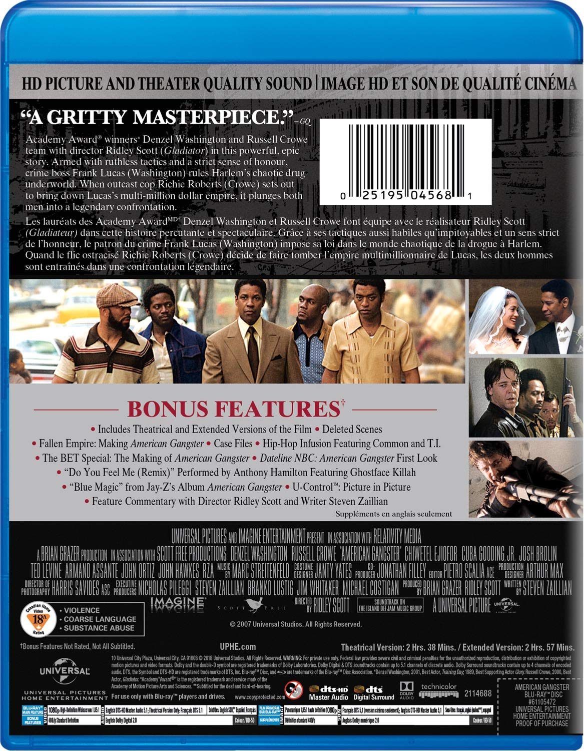 American Gangster Blu Ray Desertcart Seychelles