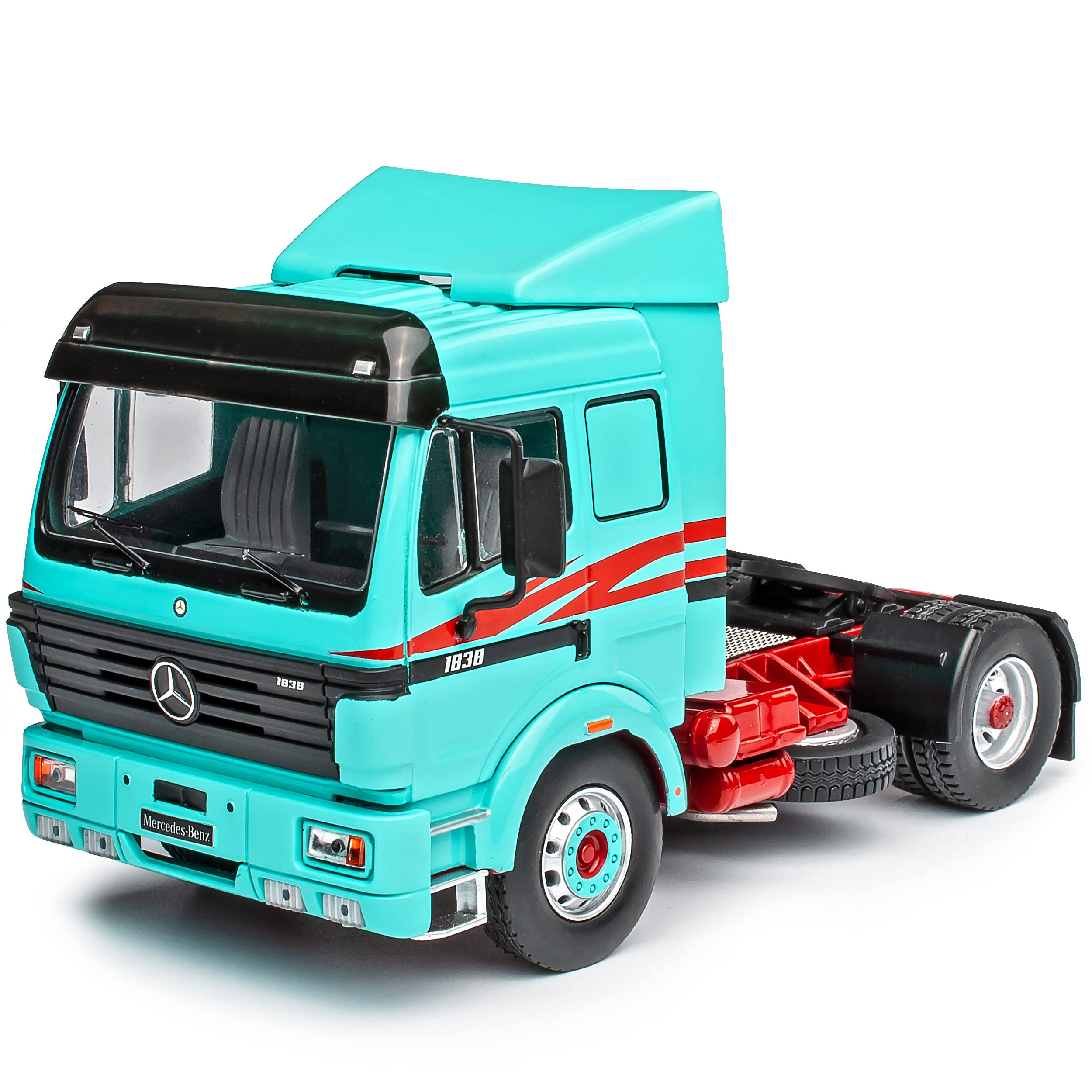 Generisch Mercedes-B 1838 LS 1994 Blau LKW Truck 1/43 Ixo Modell Auto