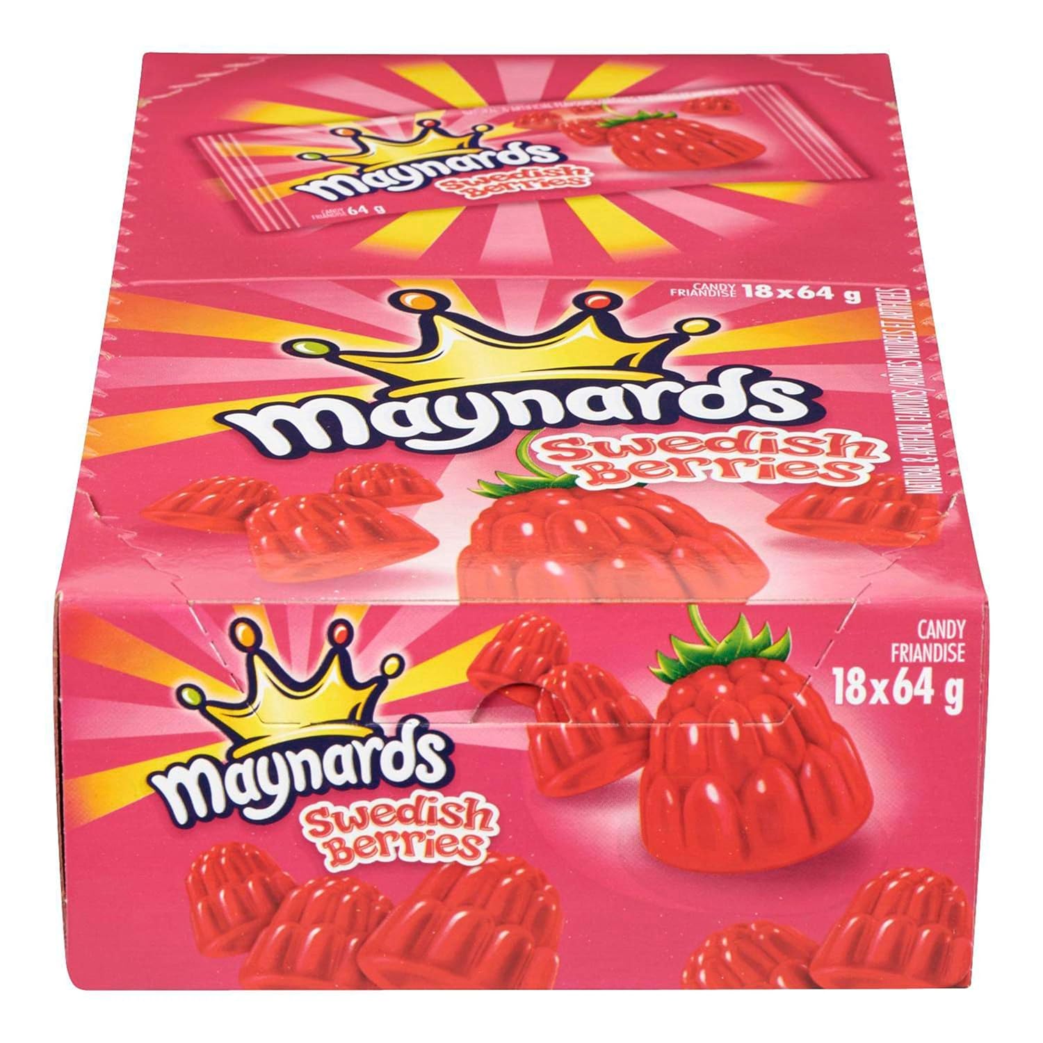 18ct Maynard's Swedish Berries (64g / 2.2oz per packet