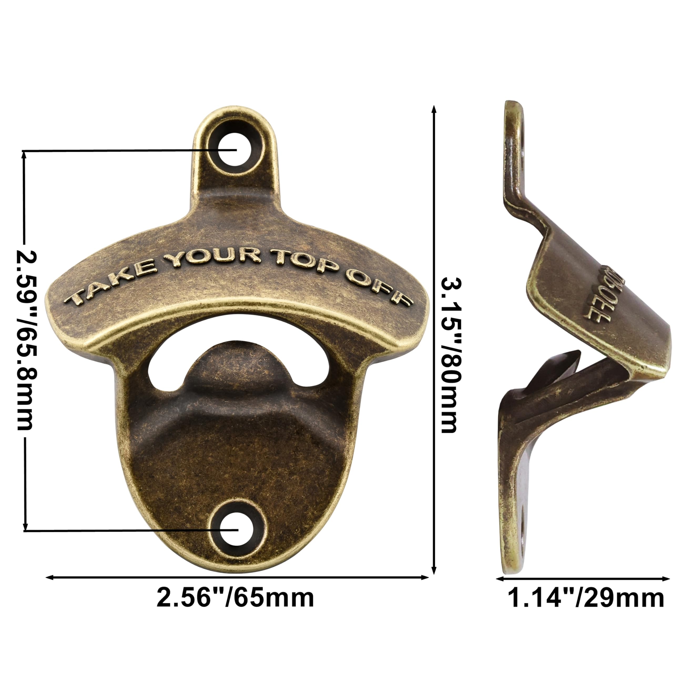 Amazon | HAIICEN 壁掛け式 磁気栓抜き ヴィンテージメタルテーブル