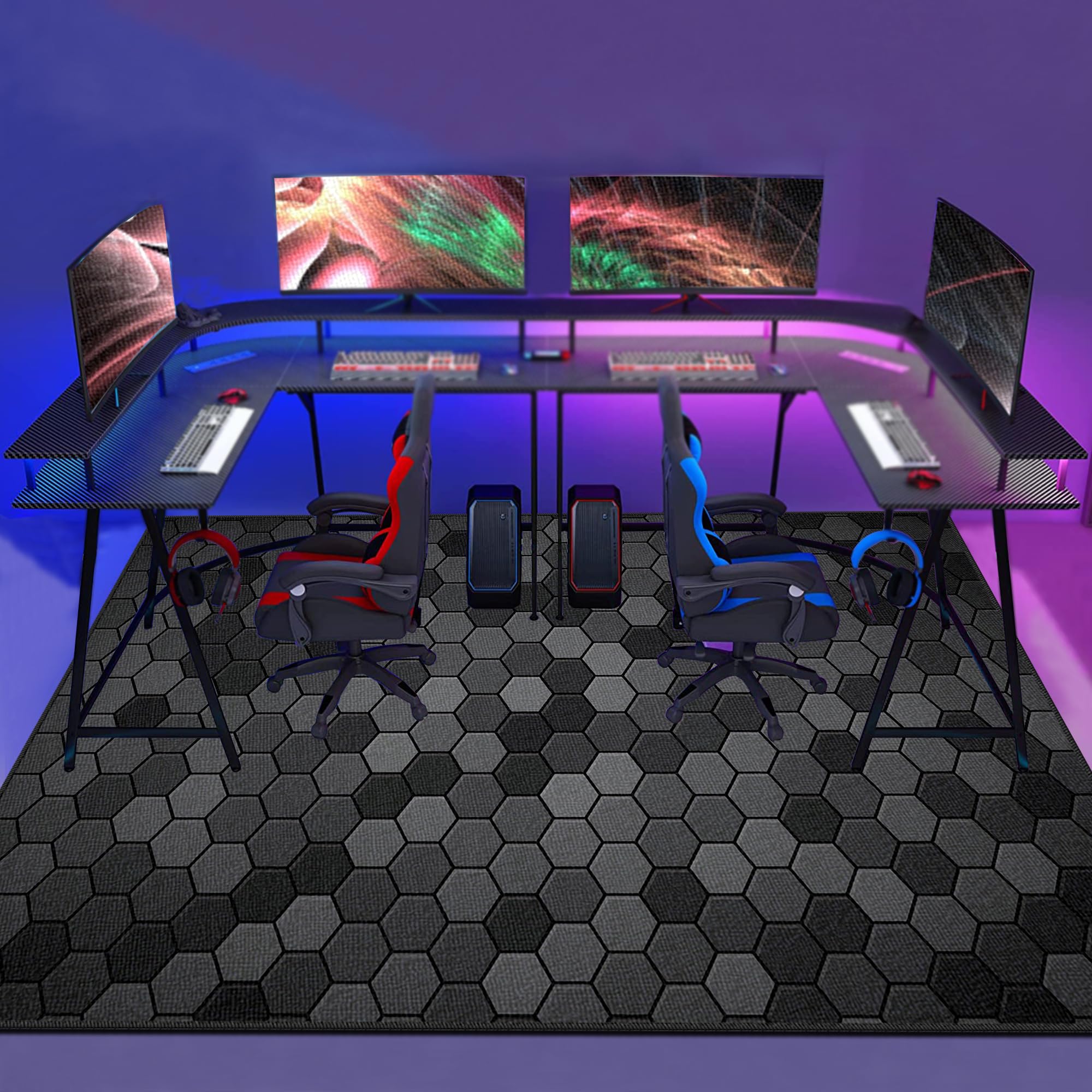 Tapis d'éveil chambre bébé et tapis gamer pour décoration de salle de jeux enfant