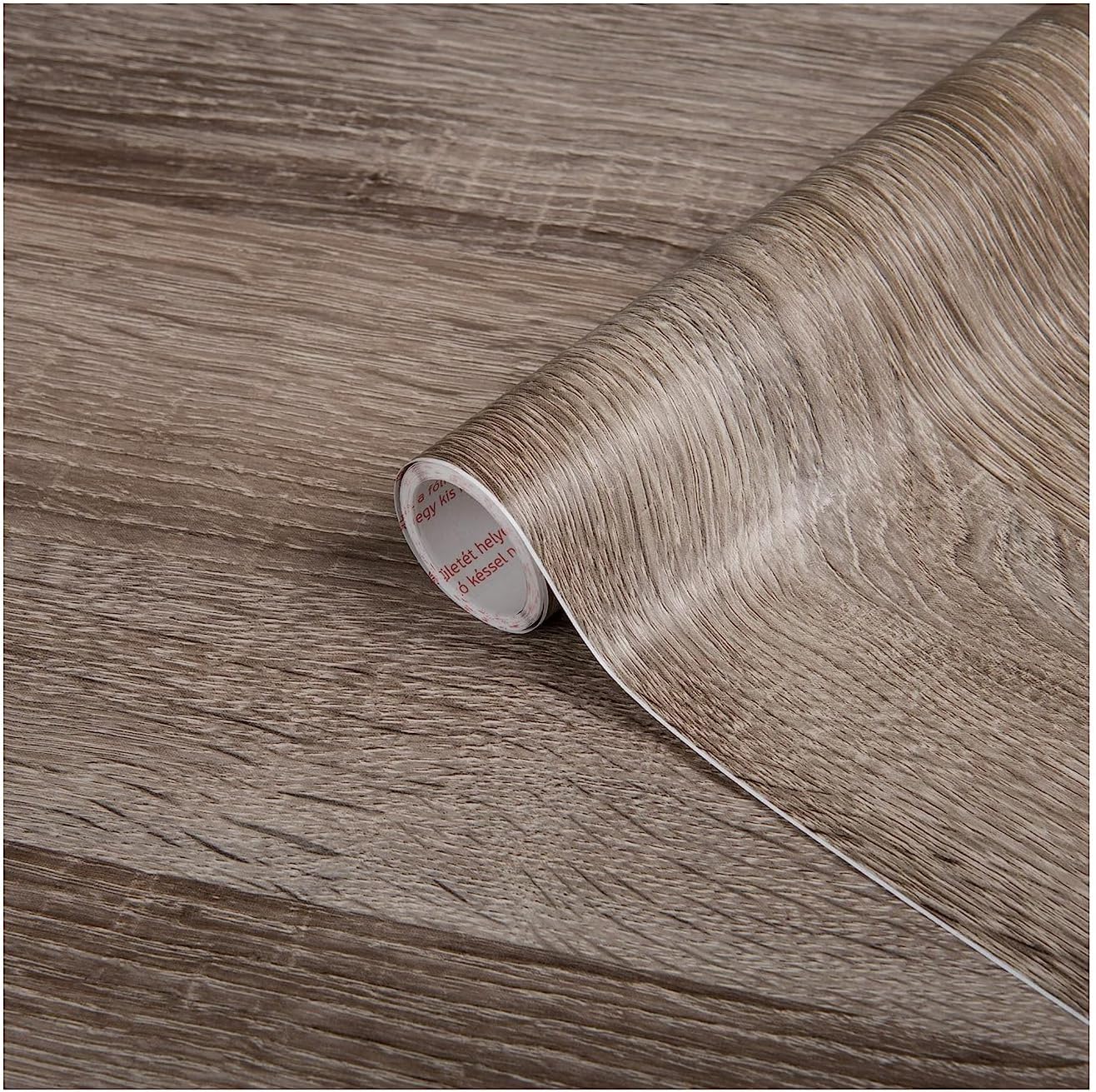 d-c-fix vinyl wrap Sonoma oak truffles wood effect 67,5 cm x 2 m - sticky back plastic roll for furniture, kitchen & cupboards - contact paper sticker self adhesive film