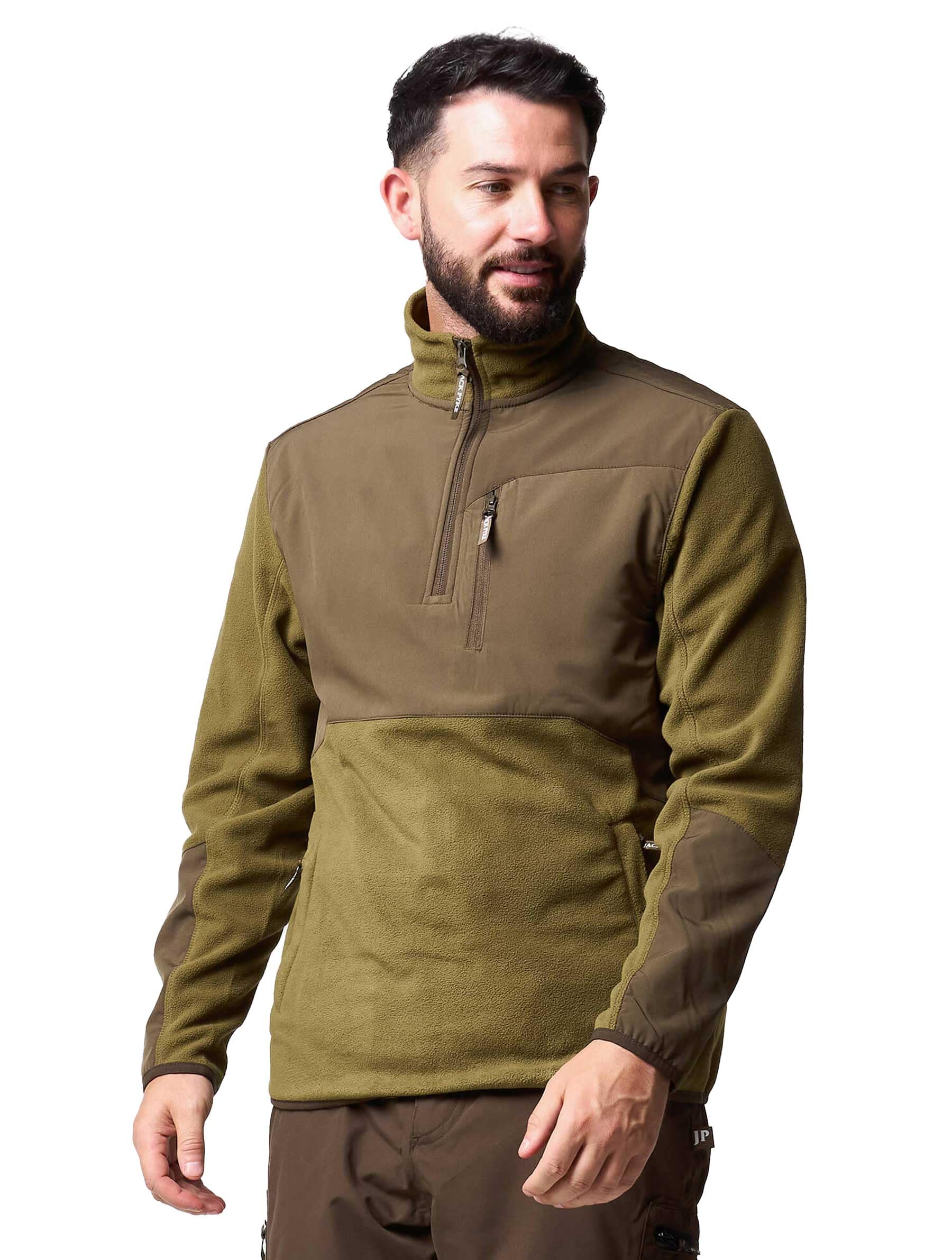 JACK PYKE Rannock Fleece Pullover Dark Mustard Medium