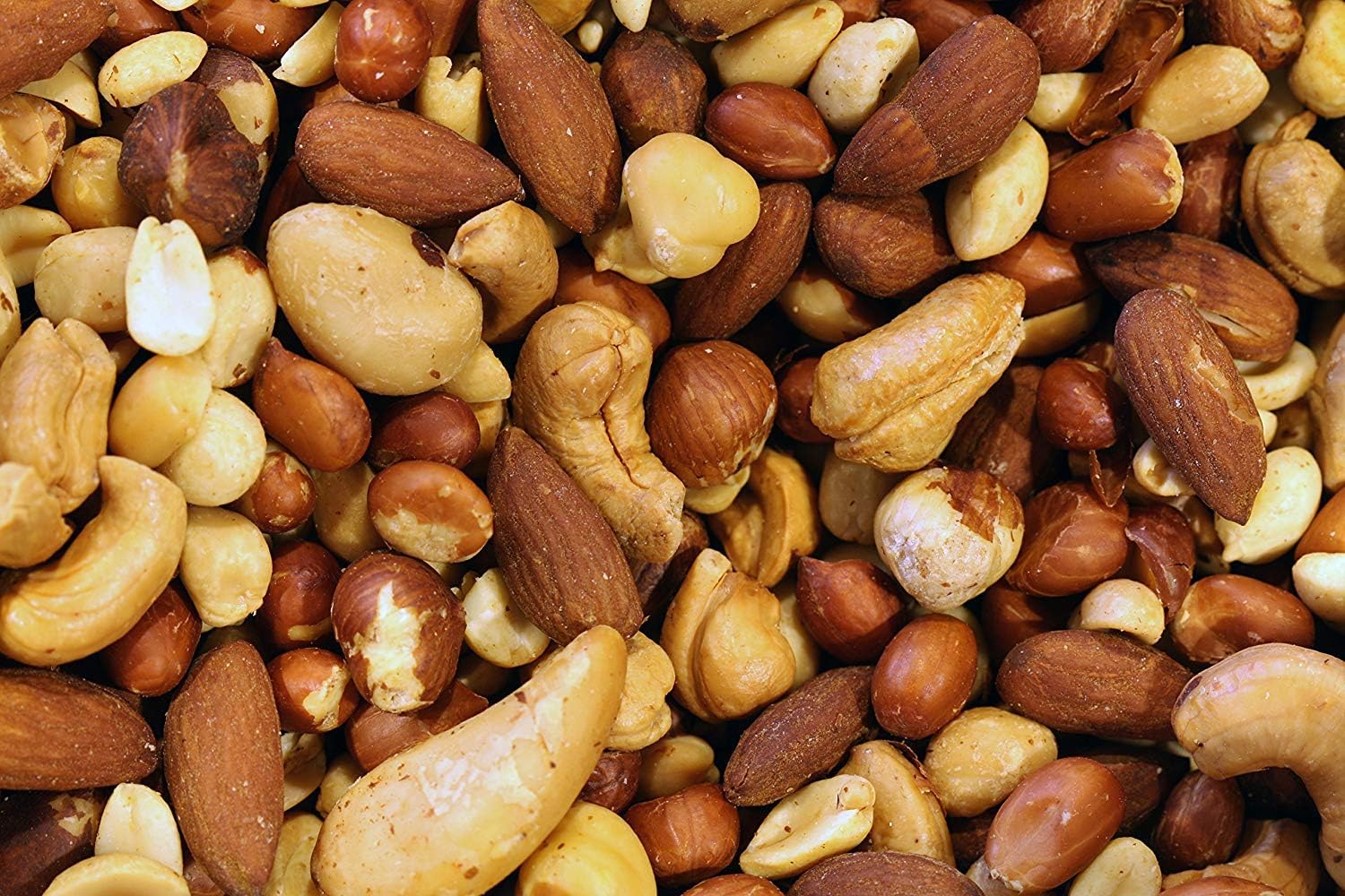 Mixed Nuts, 2.2 lb, A Blend of Roasted , Almonds, Brazil Nuts