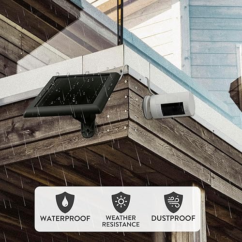 Miniatura 5 de Panel solar Ring (2. generación), cargador de panel solar de anillo de 5 W con soporte para cámara Stick Up y Pro, Spotlight Plus y Pro, batería de