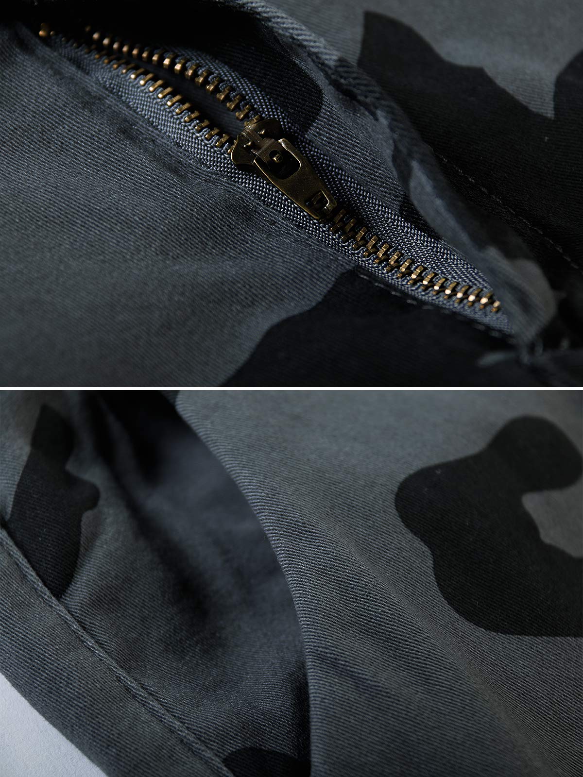 Aeslech Short Femme Décontractés pour Femmes avec Poches Élastiques Taille Camouflage D'été