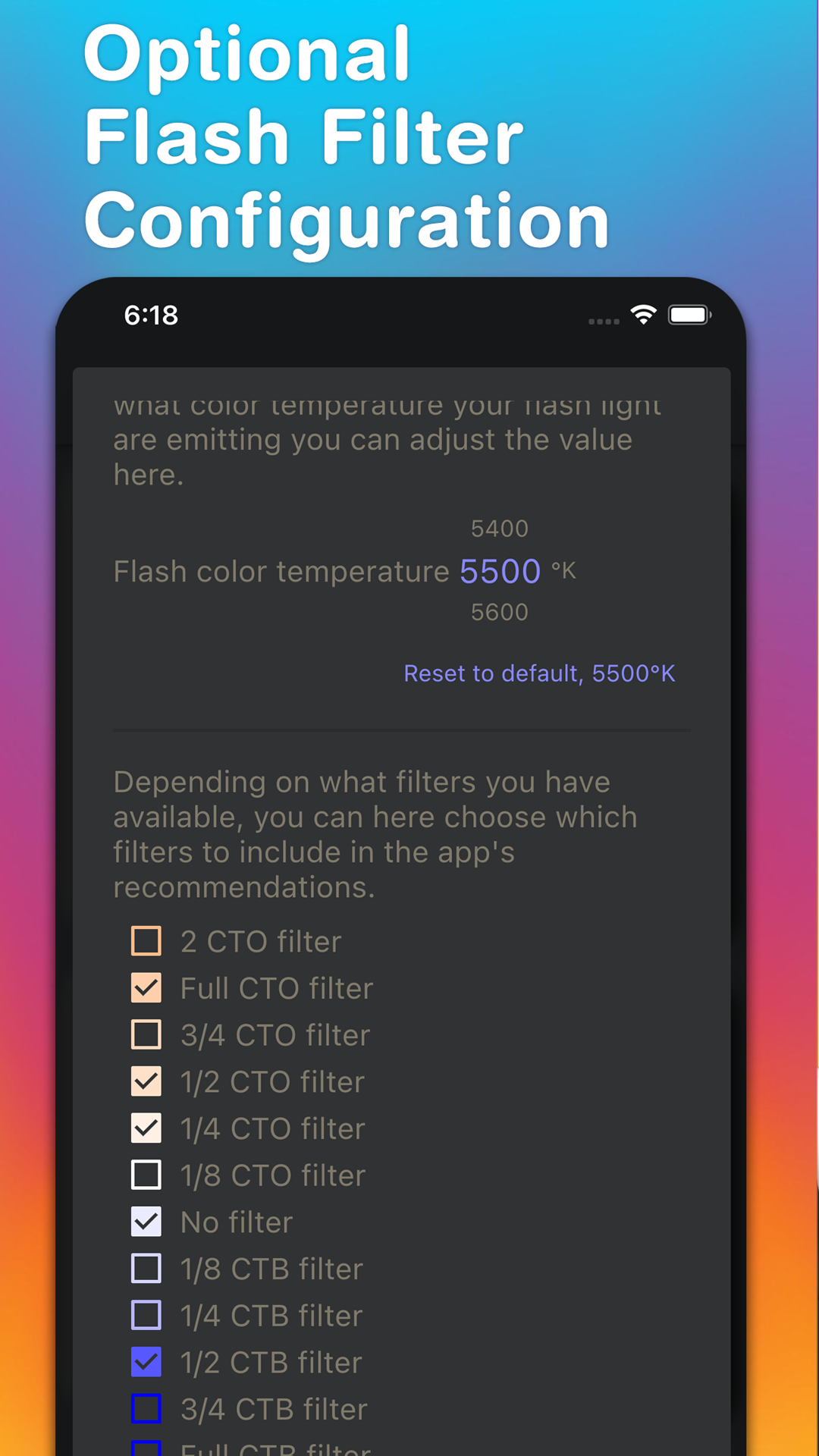 White Balance Color Temp Kelvin Meter App on Amazon Appstore