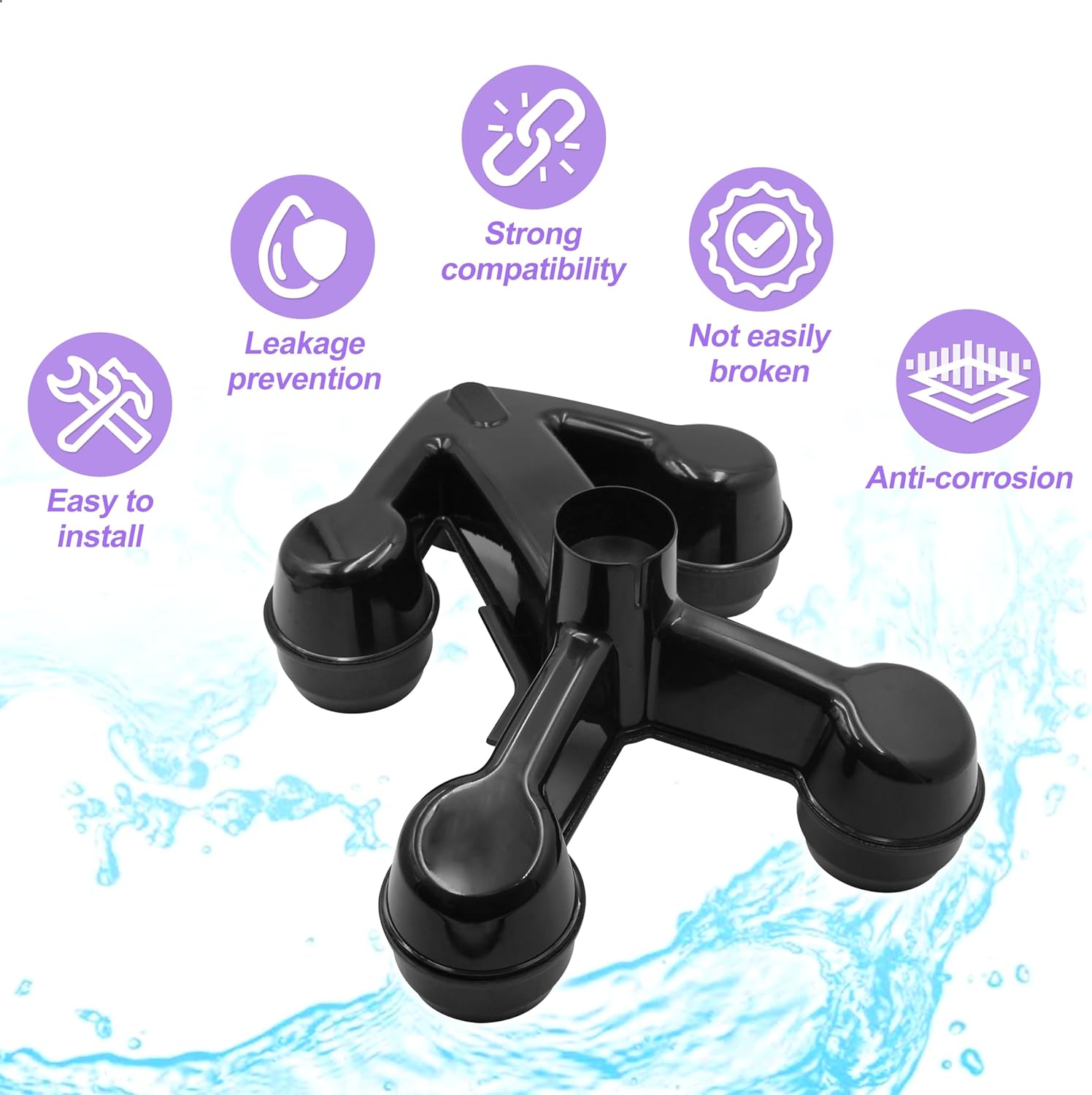 R0357600 Manifold Assembly Replacement for Zodiac CV and CL Series Cartridge Pool and Spa Filters CV460,CV340, CV580, CL340, CL460, CL580,Black