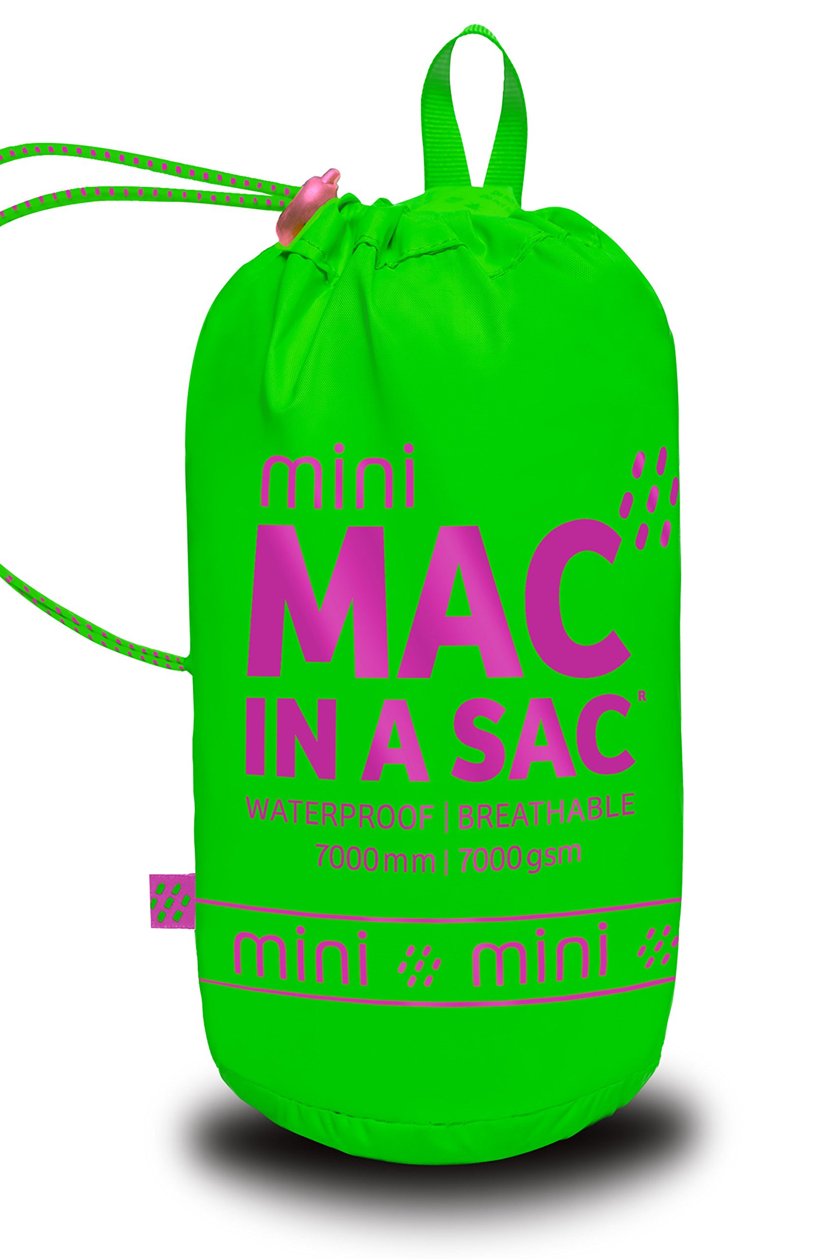 Mac in a Sac MINI Neon impermeabile giacca Packaway