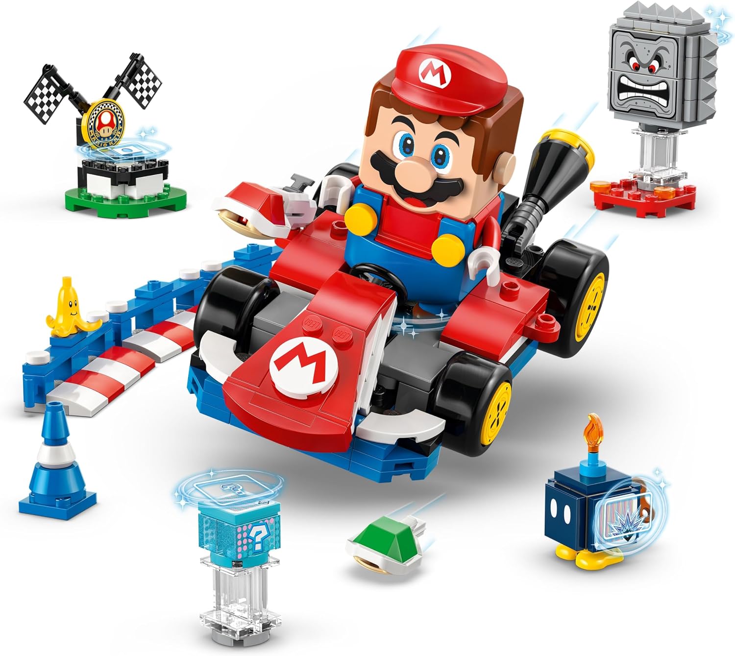 LEGO Super Mario Mario Kart – LEGO® Mario interativo e Kart padrão 72043