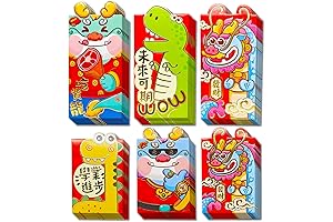 2024 Lunar New Year Cartoon Red Envelopes