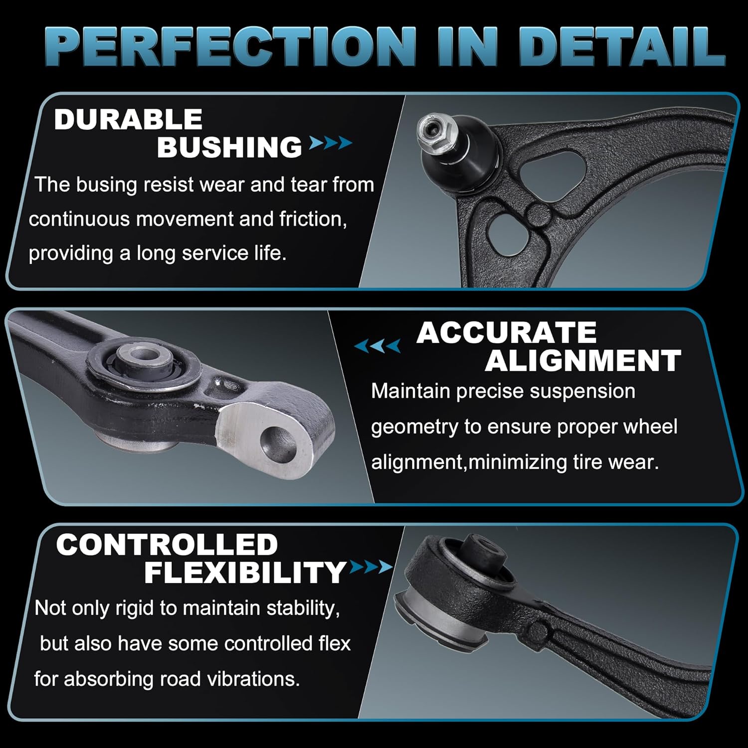 14 Pcs Front Suspension Upper/Lower Control Arm Ball Joints Set Compatible for 2005-2010 Chrysler 300/2005-2010 Dodge Challenger/Charger/Magnum(RWD/2WD Models Only)