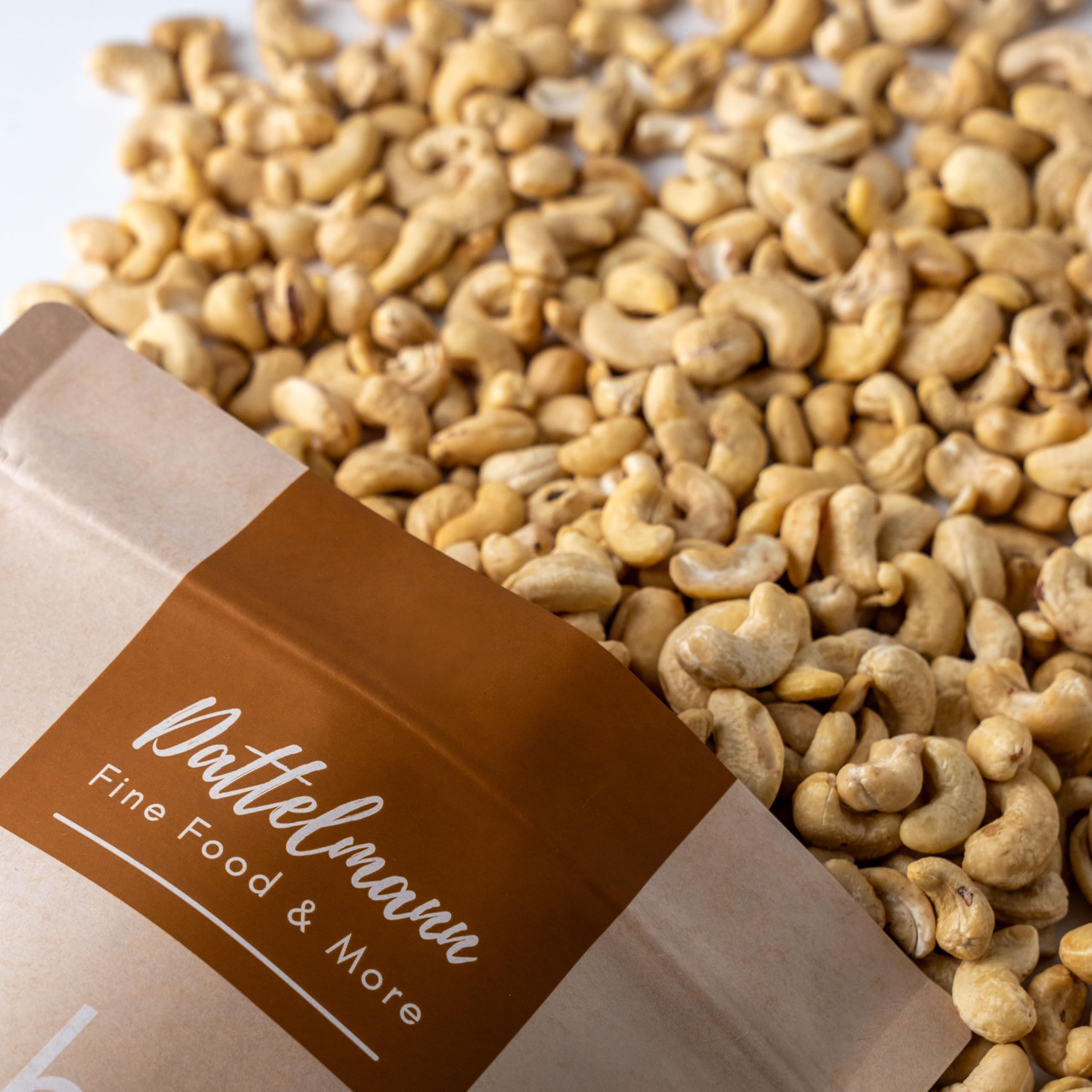 DATTELMANN® - Bio Cashewkerne 1KG - Ganze Cashewnüsse - Roh & Unbehandelt - Premium Nüsse