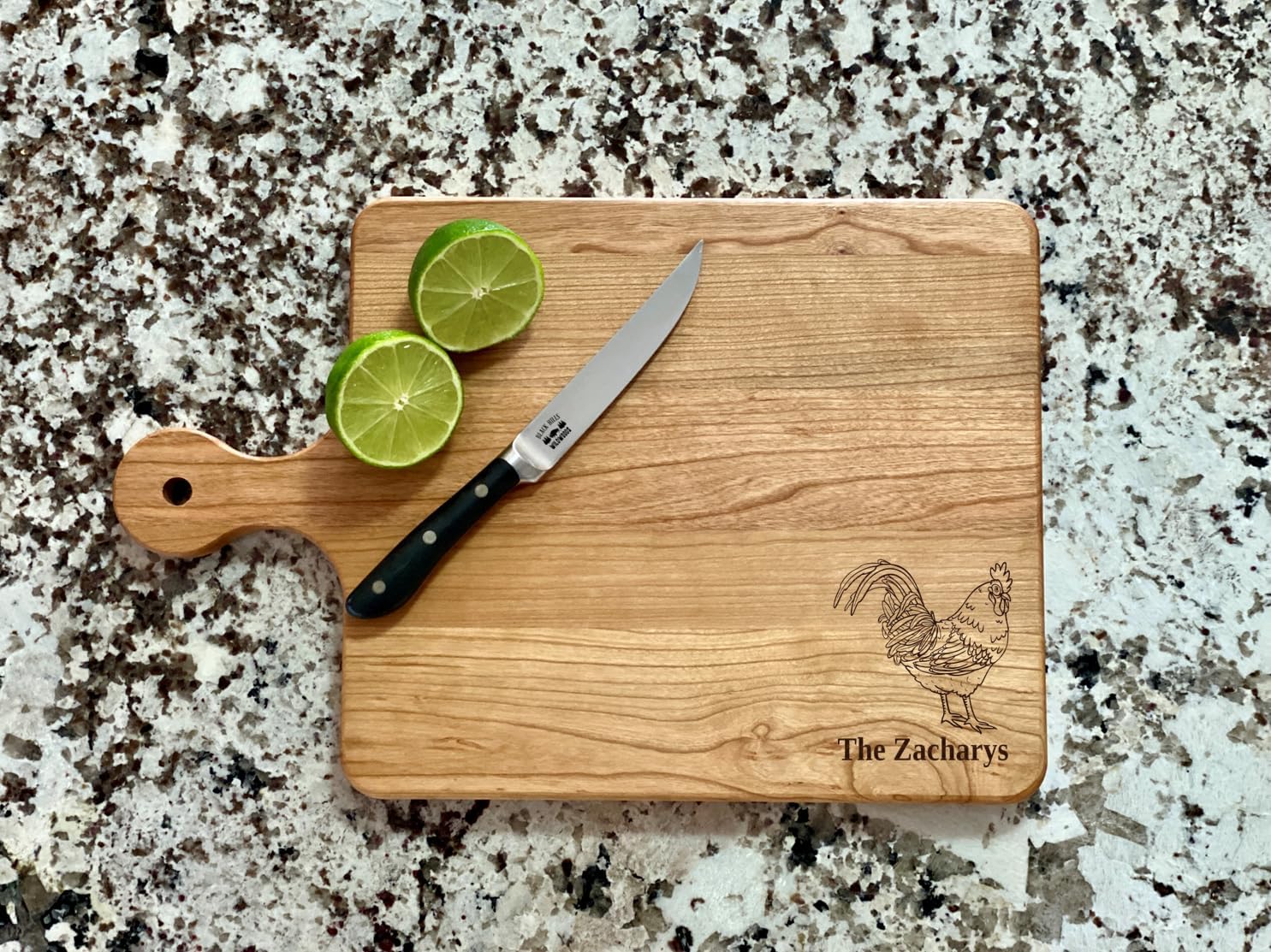 Chicken Rooster Cutting Board | Hen Farm Charcuterie Board | Farmer Gift Custom Serving Tray | Personalized Houswarming Closing Gift | Wedding Anniversary