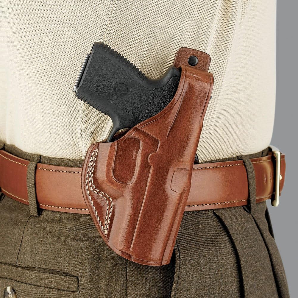 Galco PLE160 Unlined Paddle Gun Holster for S&W J FR, Right, Tan