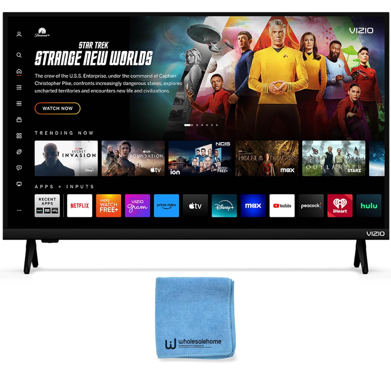 VIZIO Smart TV 40 Inch FHD 1080P Full Array LED Television HDR10 Bluetooth HDMI VRR Built-in Speakers AirPlay