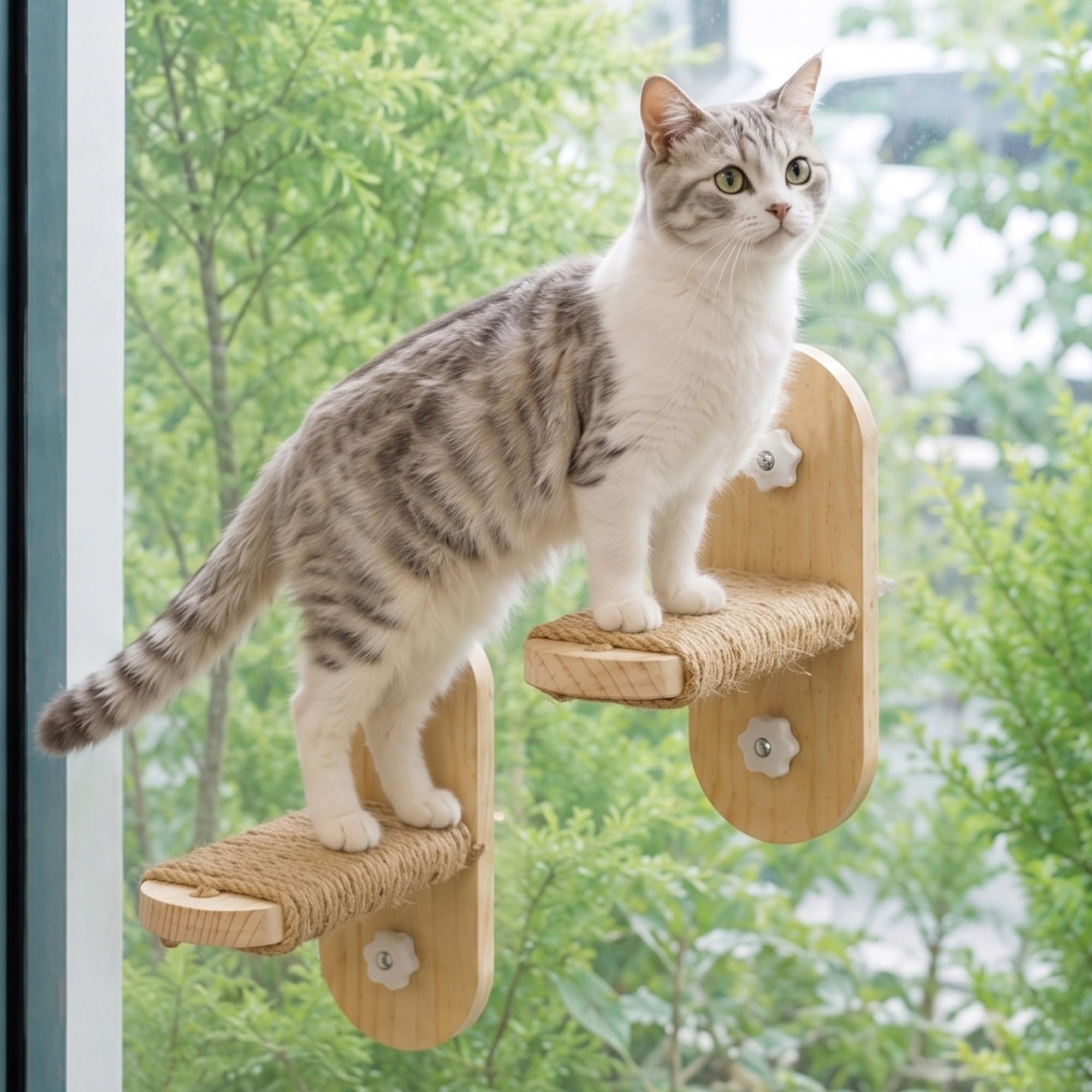Amazon.com : PETKARAY Large Cat Window Shelf, Upgraded Window