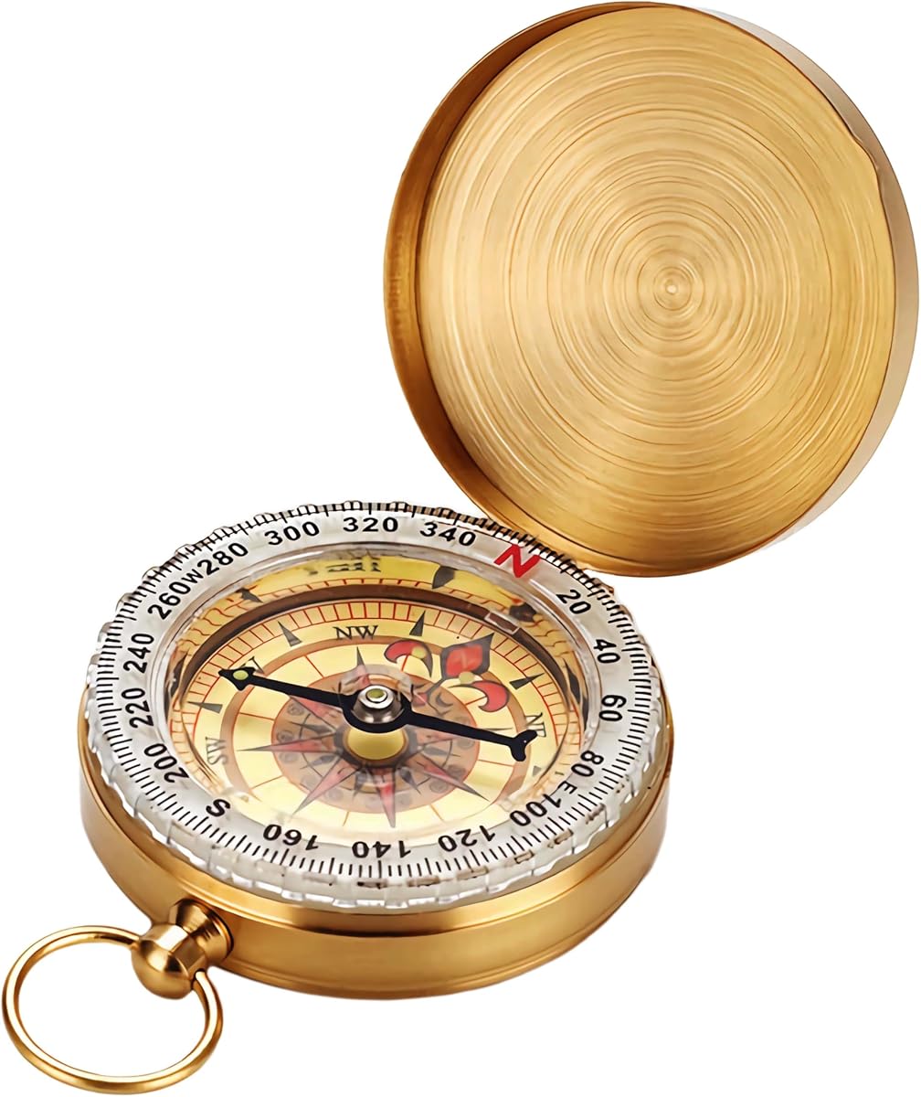 Luminous Compass,Suitable for Activities Such as Camping, Mountaineering and Hiking(1.9 inch)