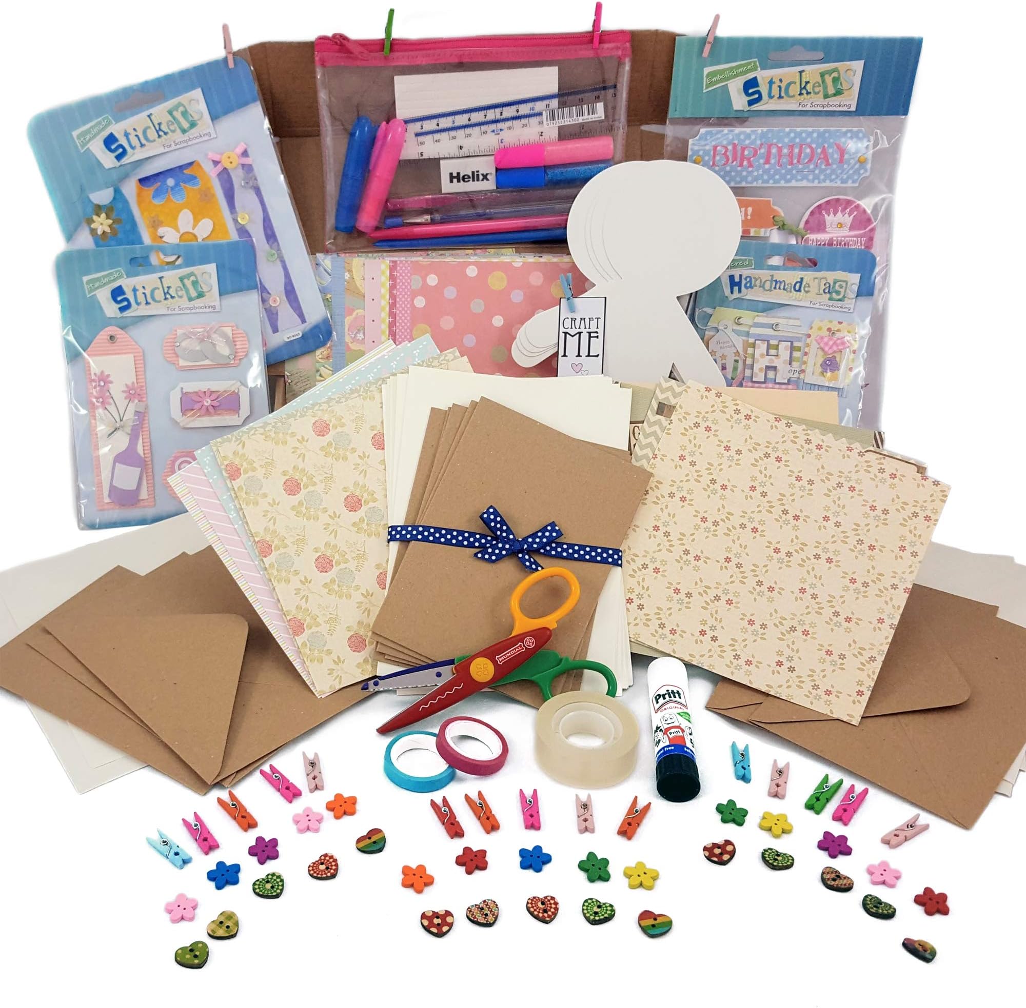 Craft starter kit - Card making - hobby kit - paper crafts by MrsCraftyP