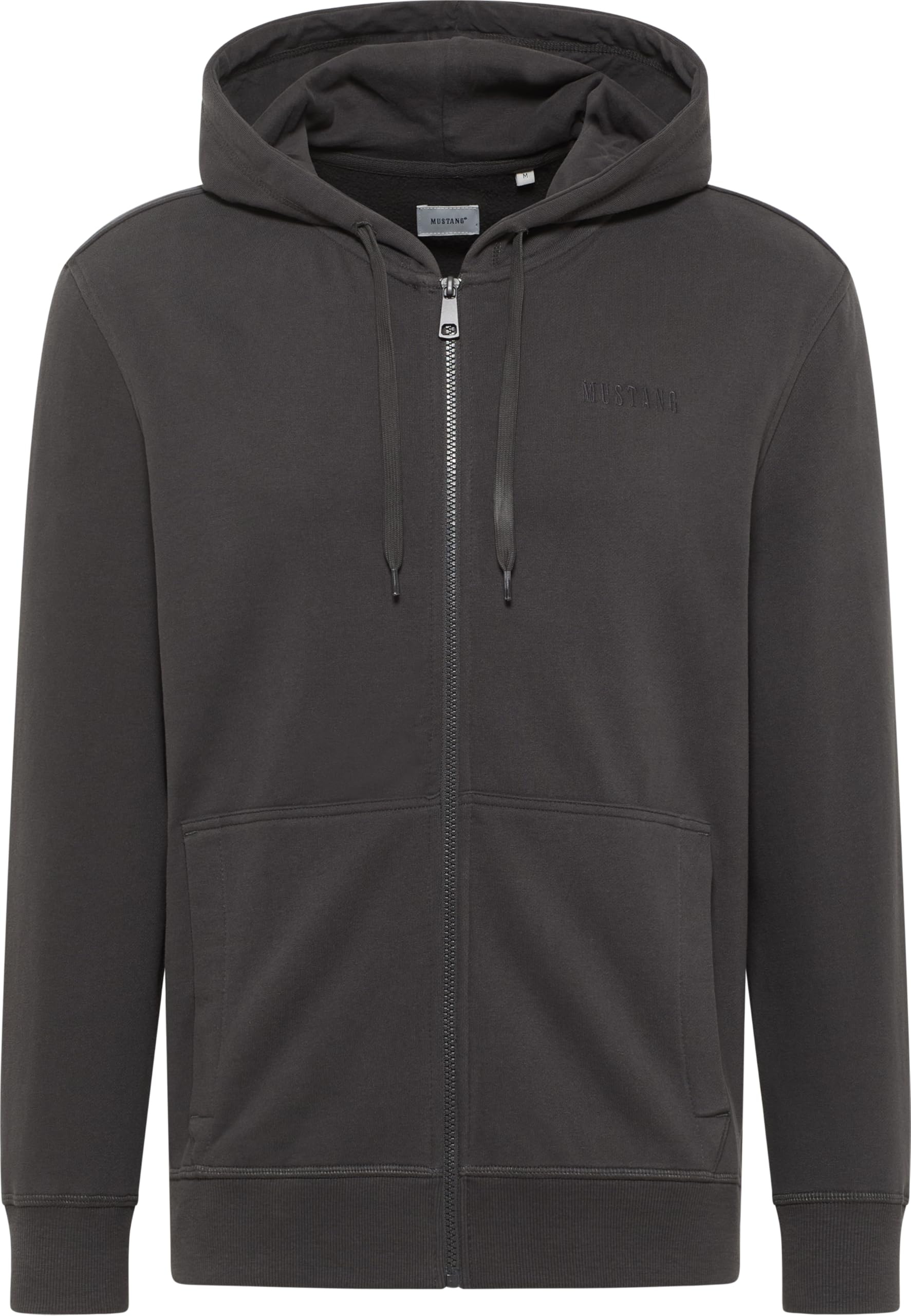 MUSTANG Męska bluza z kapturem Brighton Style, Pirate Black 4088, 3XL