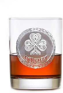Irish Whiskey Scotch Glass Engraved Gift