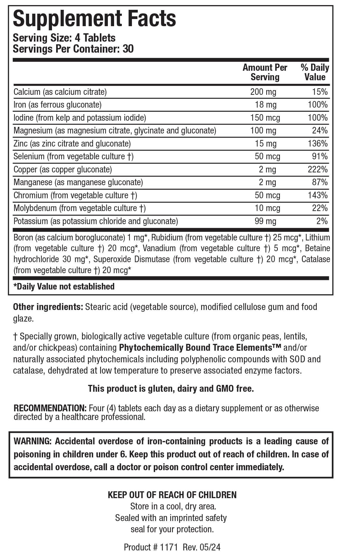 BIOTICS RESEARCH Multi Mins, Potent Bioavailable Multi Minerals 120 Tabs — Amazon image 2