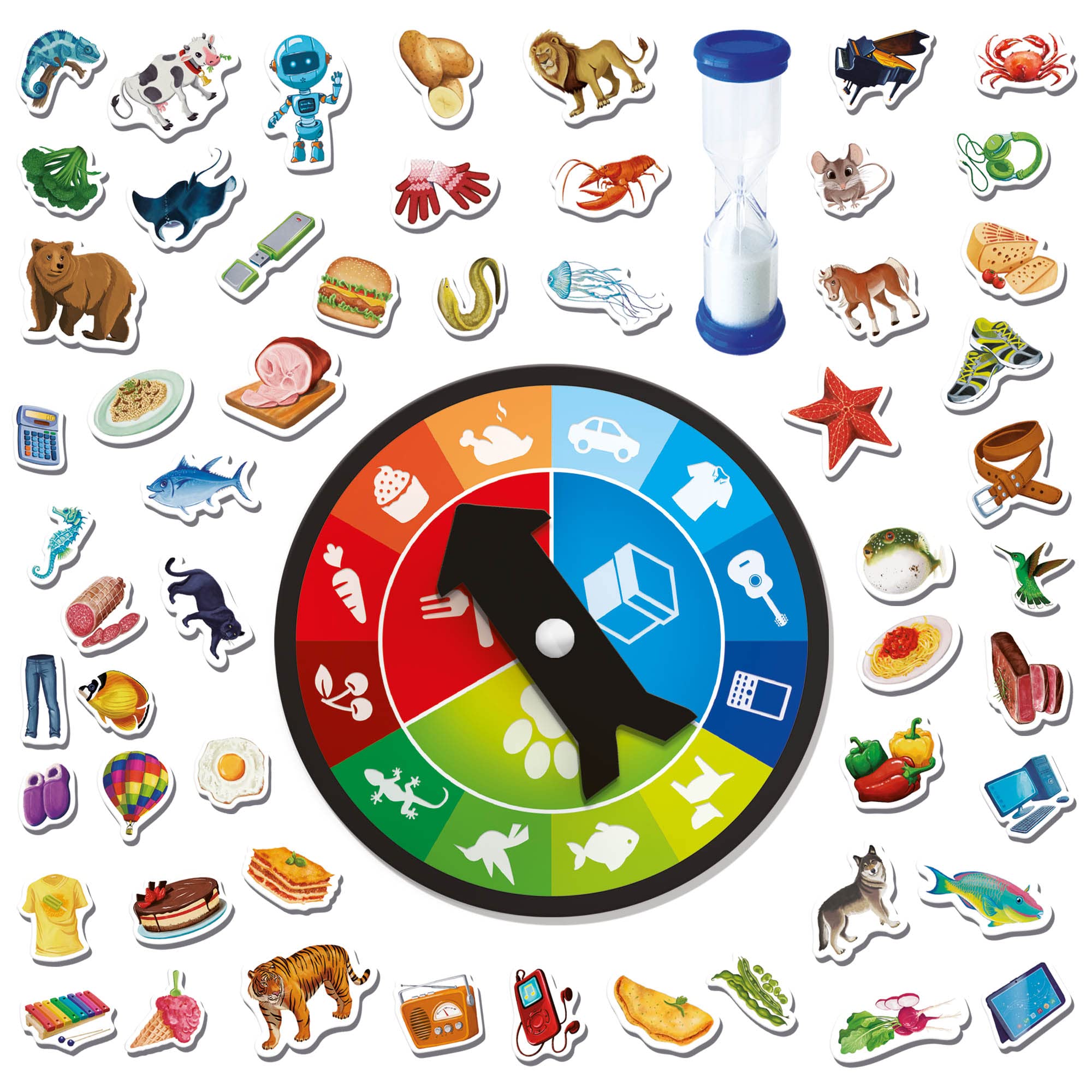 HEADU - Observaction - Concentration Et Logique ! | Jeu De Société 4 5 6 7 8 9 10 Ans, Jeu de Plateau pour Enfants, Idée Cadeau Enfants Fille Garçon, Jeu Amusant et Èducatif, Made in Italy