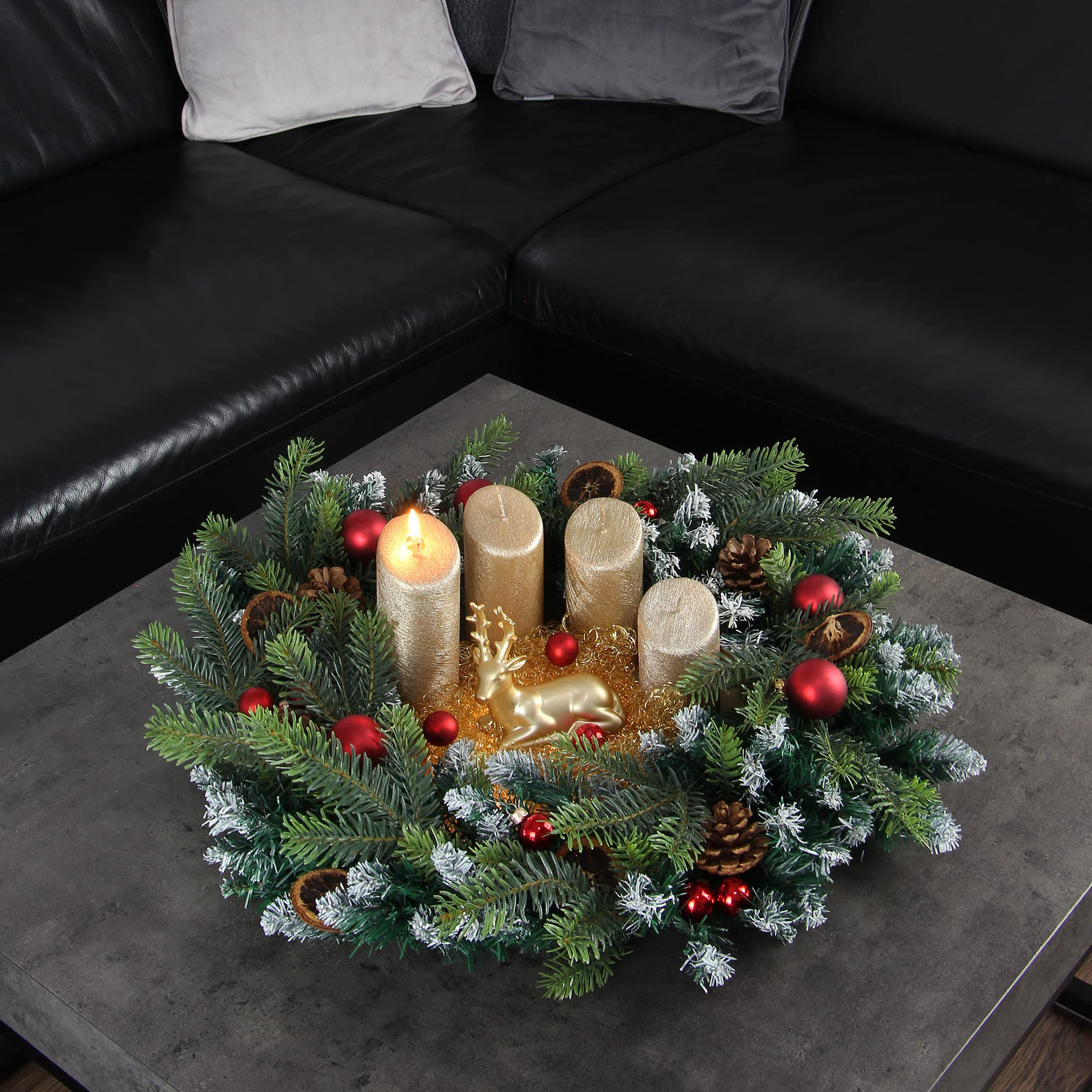 Lot De 50 Branches De Sapin Artificielles De 28 Cm - Décoration De Noël