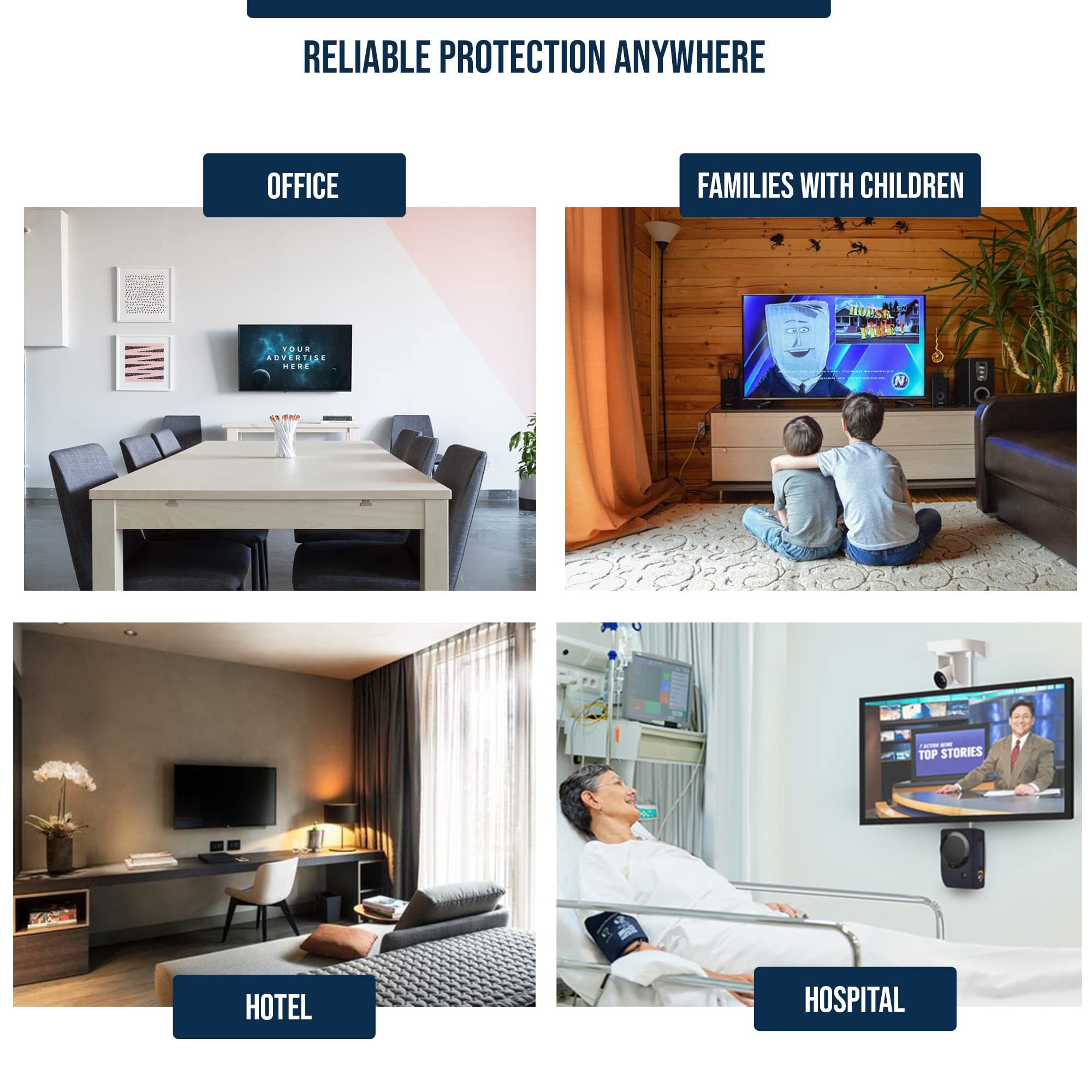 LEYF Protection d'écran TV 82" (32") – Film de protection pour écran LCD, LED, OLED 4K et QLED HDTV
