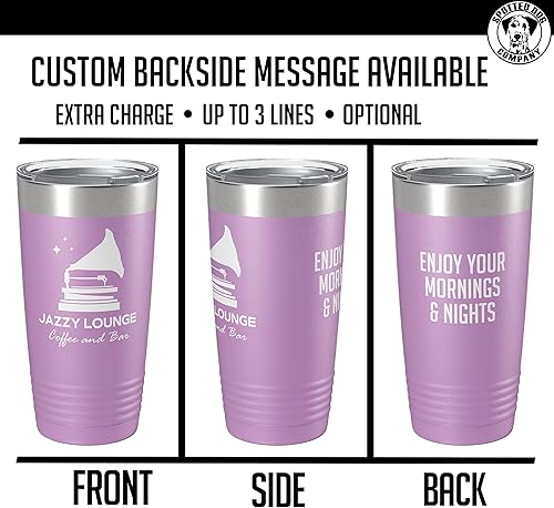 Miniatura 13 de Vaso personalizado de 20 onzas (17 colores) impreso aislado de acero inoxidable con recubrimiento en polvo con tapa, artículos promocionales