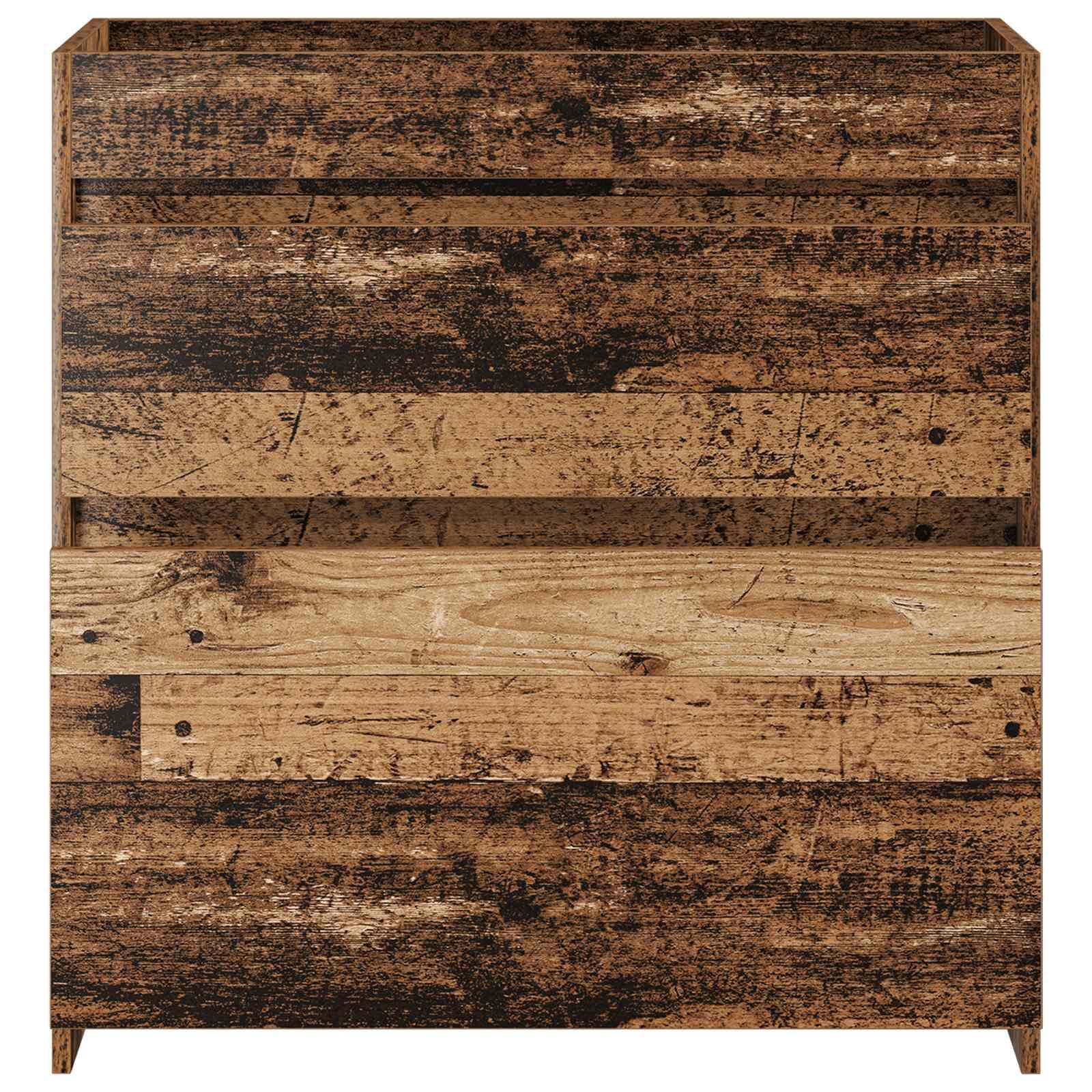 vidaXL Szafka pod zlewem w łazience Stare drewno 78,5 x 37,5 x 81 cm