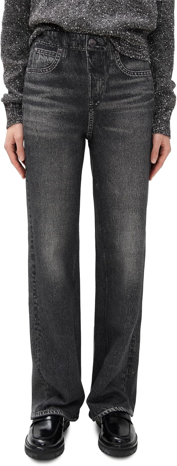 rag & bone Women's Miramar Fleece Pull On Wide Leg Pants