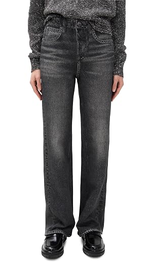 rag bone Womens Miramar Fleece Pull On Wide Leg Pants