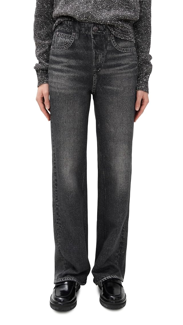 rag bone Womens Miramar Fleece Pull On Wide Leg Pants
