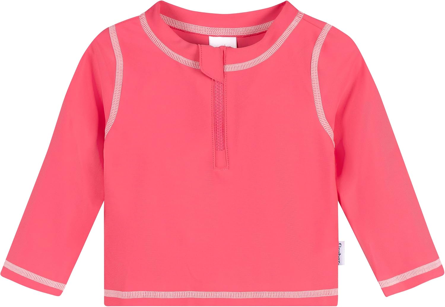 Gerber Baby Toddler Quarter Zipper Rashguard Swim Shirt