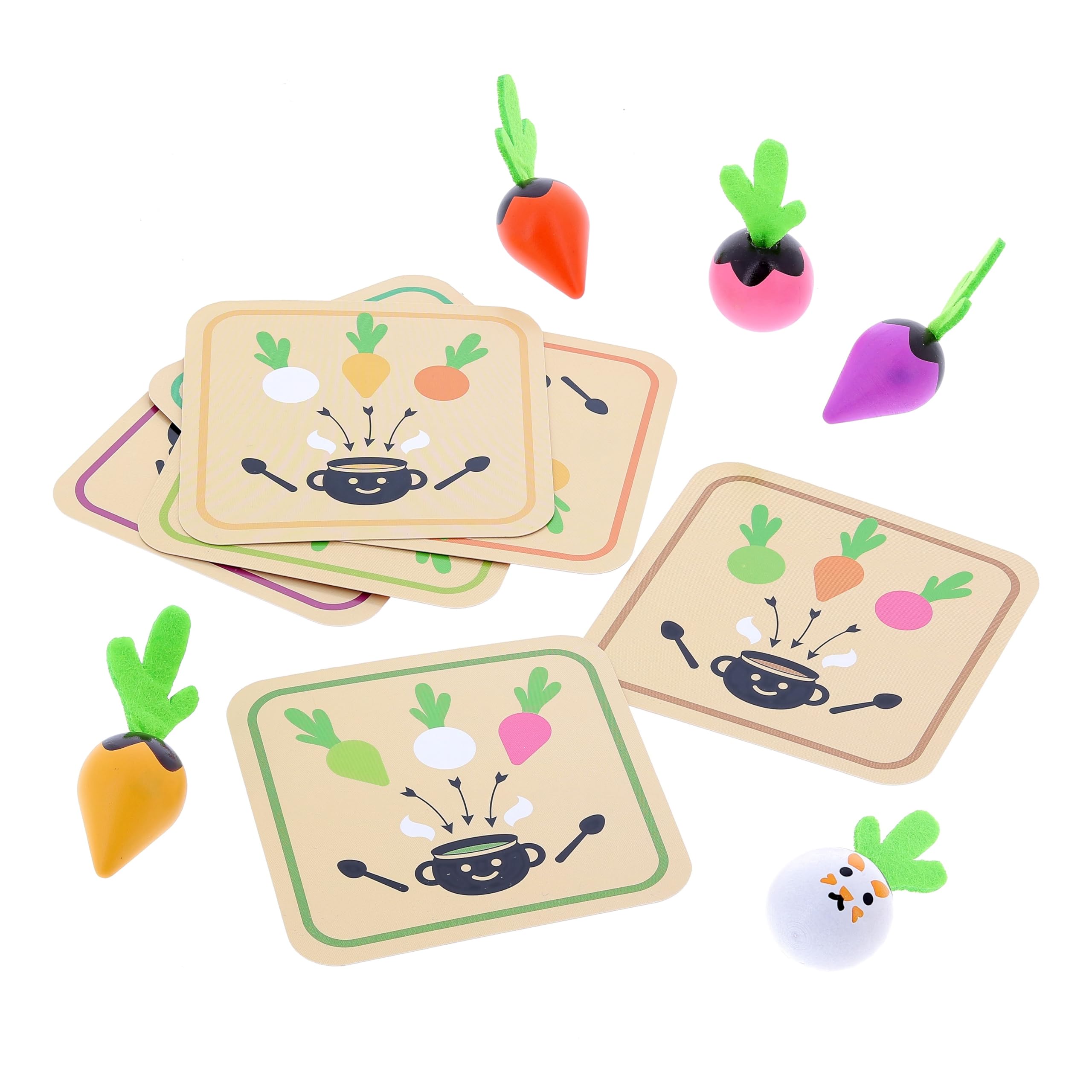 Vilac - Mémotager Jour de Récolte - Jeu de Mémoire en Bois - Enfants 3 Ans+
