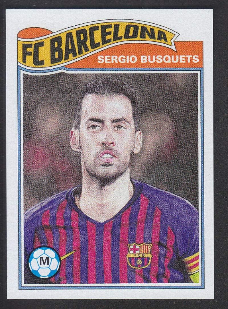 2019 Topps UCL Living Set UEFA Champions League #13 Sergio Busquets FC Barcelona Official Futbol Soccer Trading Card ONLINE EXCLUSIVE VERY LIMITED PRINT RUN