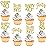 30PCS Straight Outta 1985 Cupcake Toppers Gold Glitter Forty Happy 40th Birthday Cupcake Picks Cheers to 40 Years Cake Decorations for 40th Birthday Anniversary Party Decoration Supplies