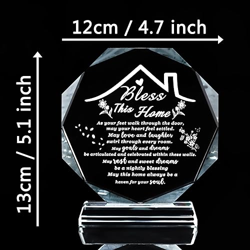 Miniatura 3 de Regalos de inauguración de la casa, decoración de cristal para el hogar, regalo de inauguración de la casa, regalo para el nuevo hogar, regalos de