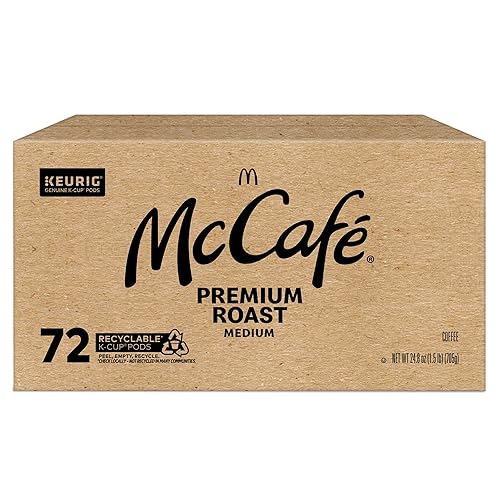 Vista 10 de McCafe Premium Roast Café en cápsulas Keurig de tostado descafeinado prémium, cápsulas K-Cup de una sola porción, 72 unidades, 6 paquetes de 12