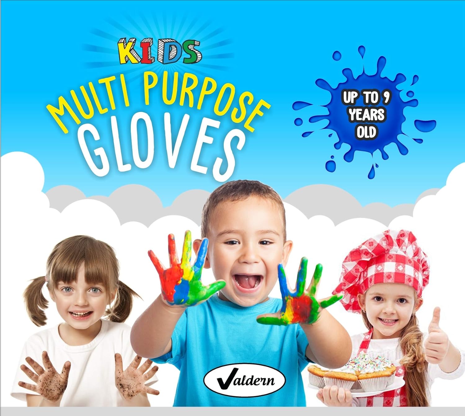 kids disposible gloves for art parties