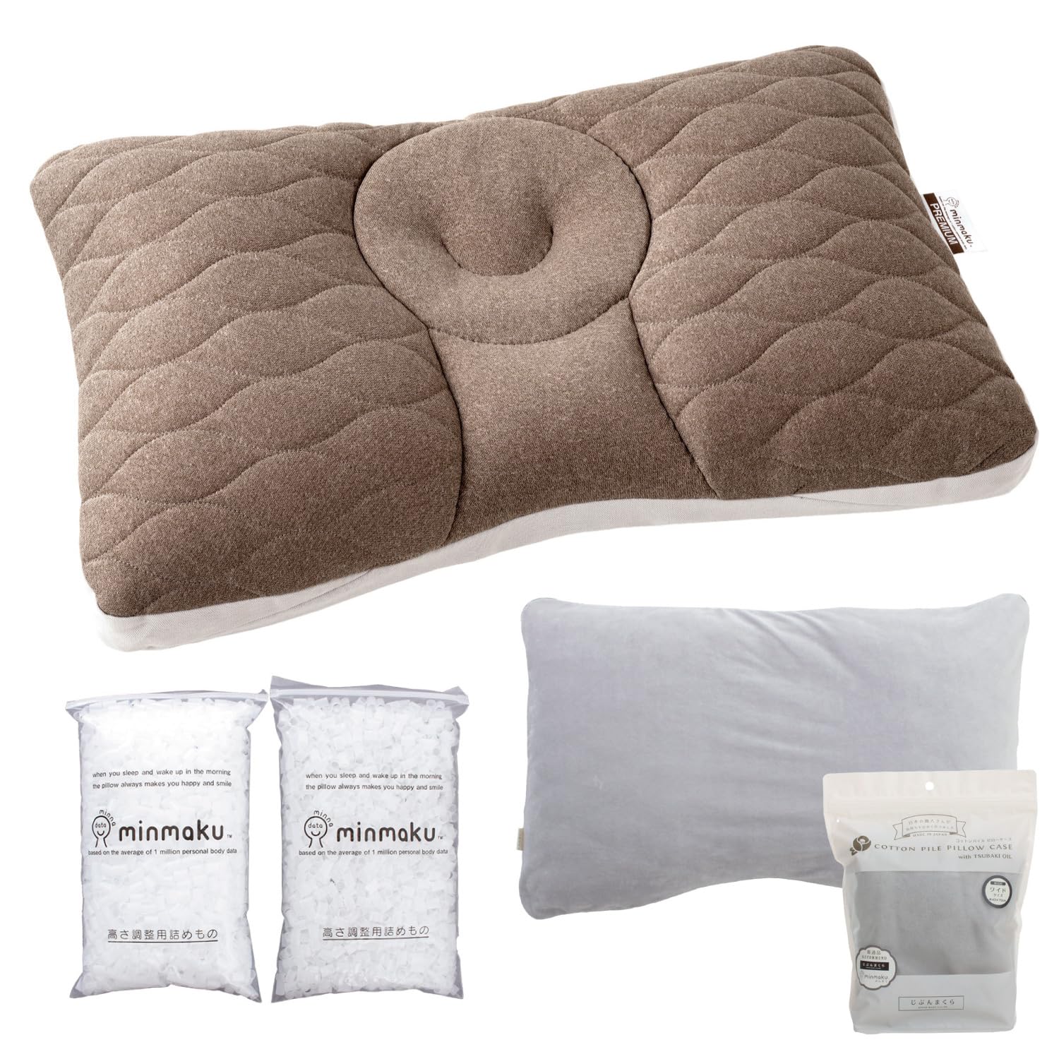 Amazon.co.jp: Jibun Makura Min-maku Everyone's Pillow Premium Soft