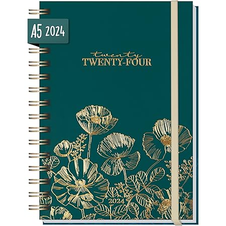 Agenda Settimanale 2025 Häfft - Formato A5 Con Copertina Rigida - Multilingue (EN, FR, IT, ES) - Sostenibile E Pratica - Foto 8