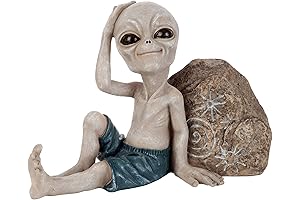 Design Toscano Surfer Dude Out-of-This-World Alien Statue
