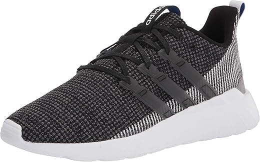 adidas mens Questar Flow Sneaker Running Shoe, Black/White, 10.5 US