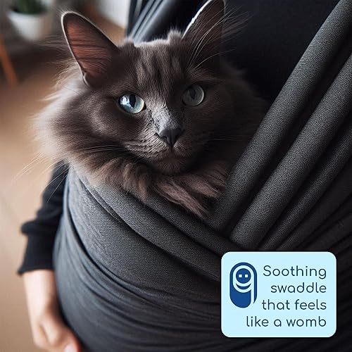 Miniatura 5 de Race&Herd Transportador para perros de 15 a 20 libras, eslingas para perros pequeños, envoltura para mascotas para perros pequeños, eslinga