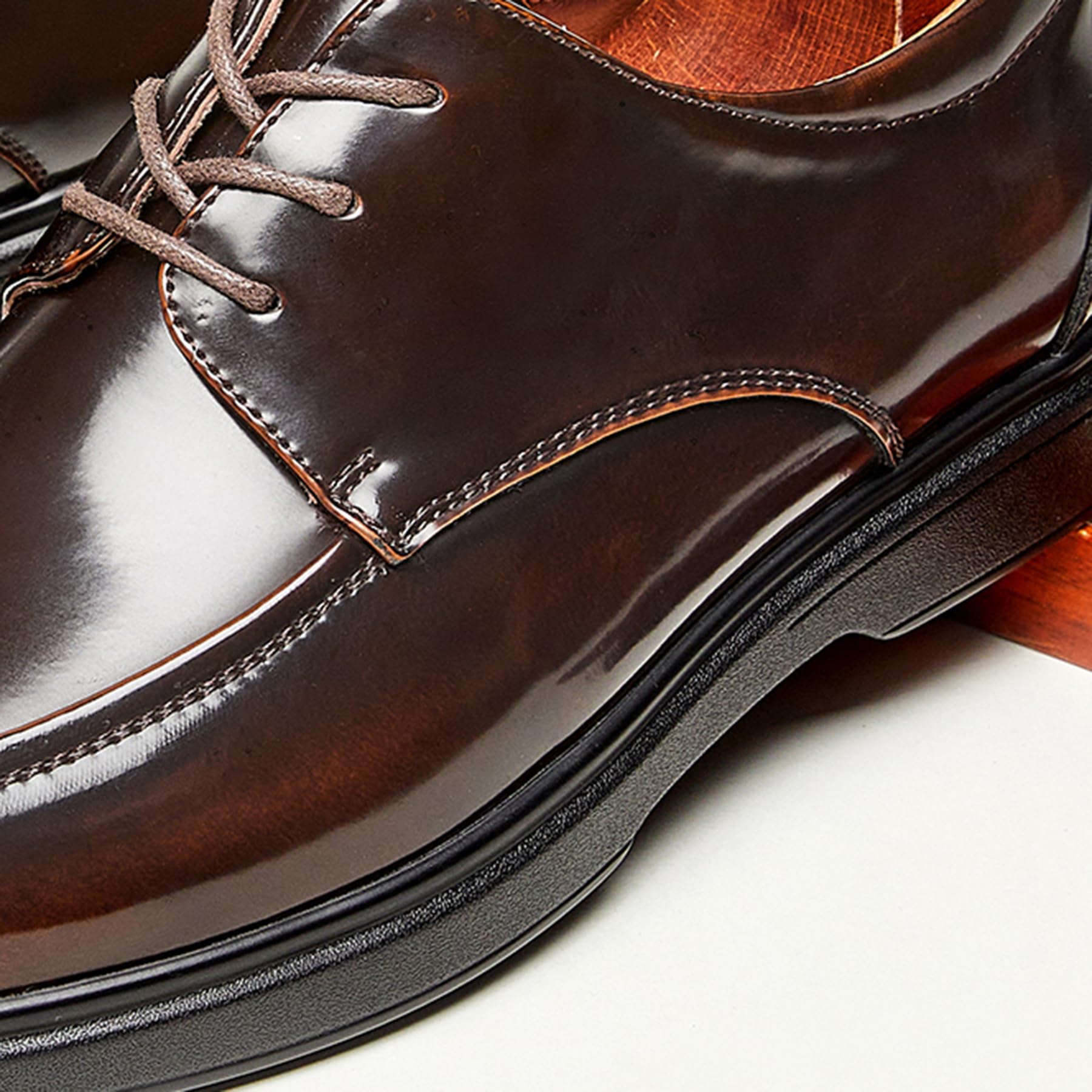 Allthemen Hombre Zapatos Oxford Clásicos Para De Fabricados En Piel Auténtica Estilo Derby Con Cordones